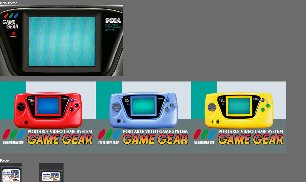 Nintendo 3DS Themes - Game Gear (JPN)