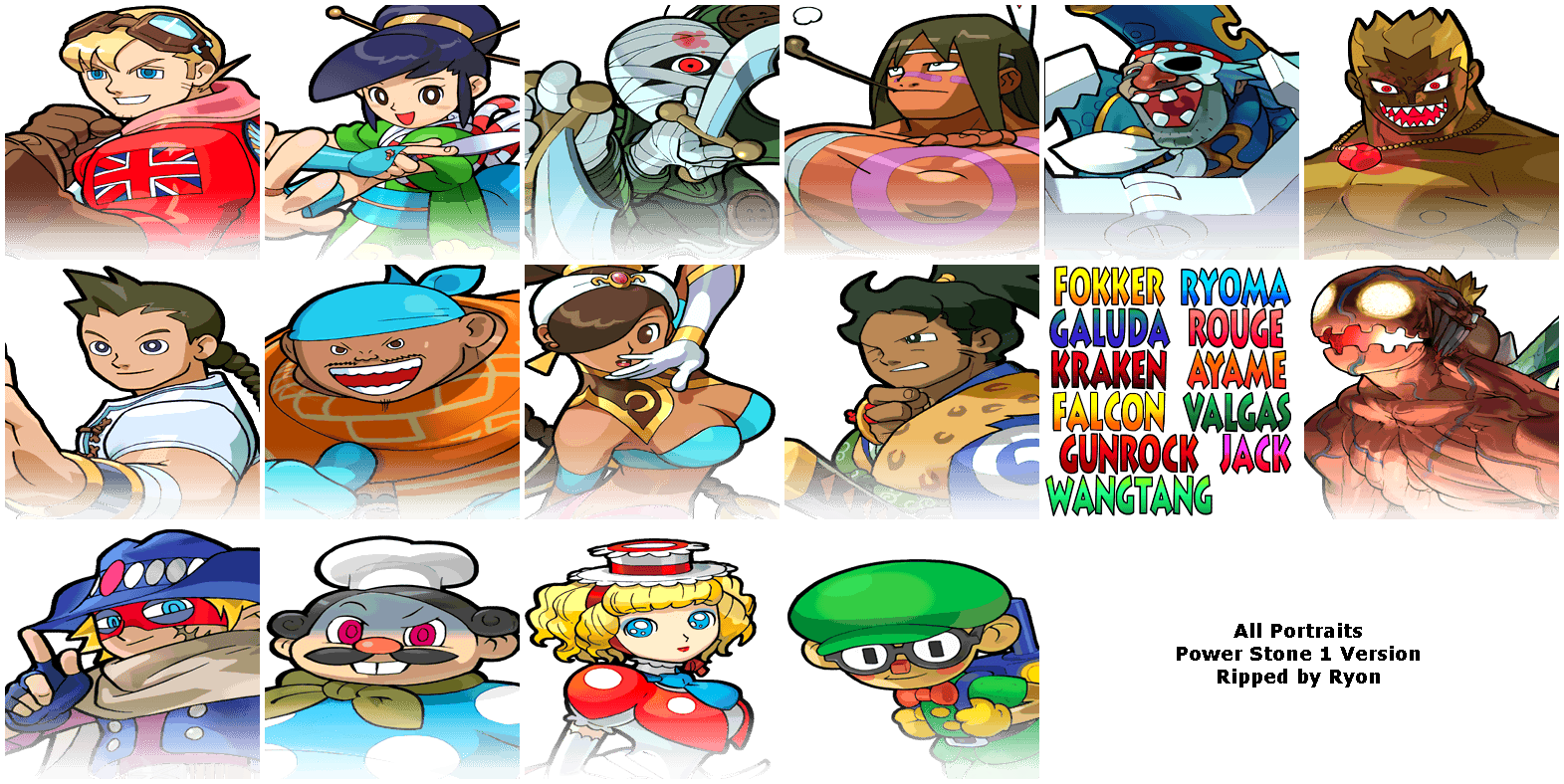 Power Stone Collection - Character Portraits (Power Stone)
