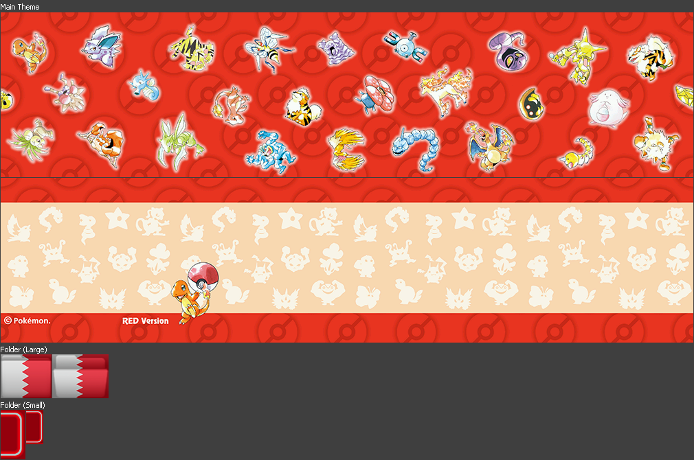 Nintendo 3DS Themes - Red Version Theme (JPN)