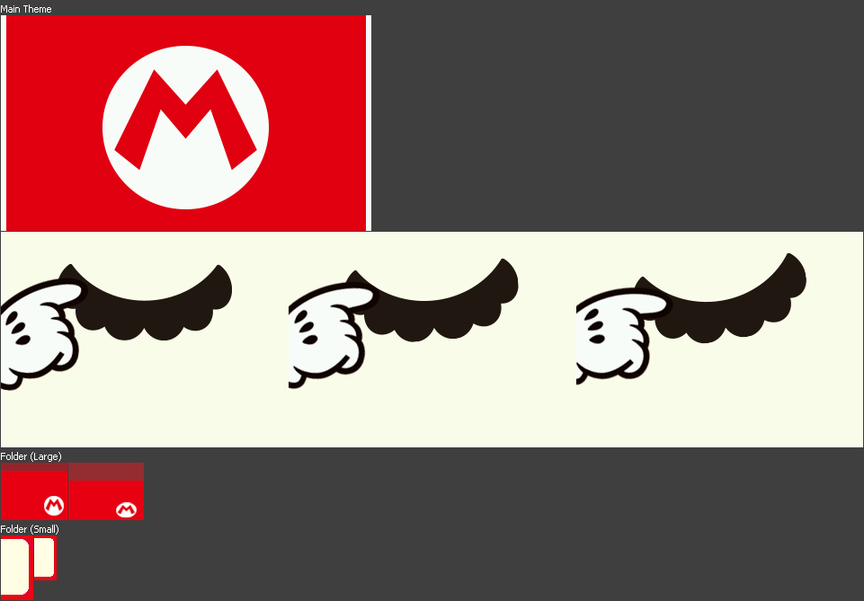 Nintendo 3DS Themes - Mario's Mighty Mustache