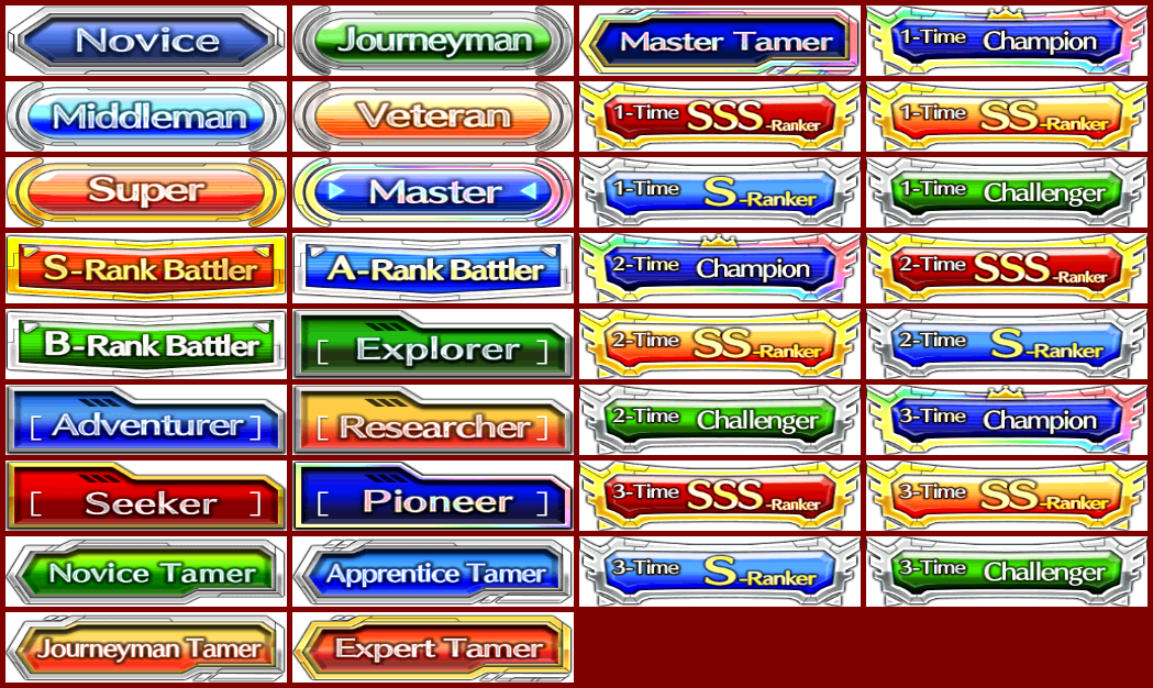 Digimon Links - Titles (English)