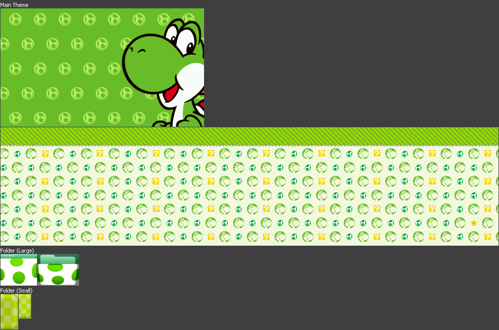 Nintendo 3DS Themes - Spotlight - Yoshi