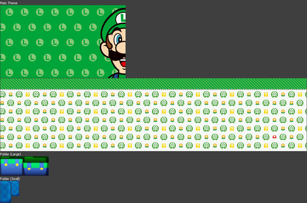 Nintendo 3DS Themes - Spotlight - Luigi
