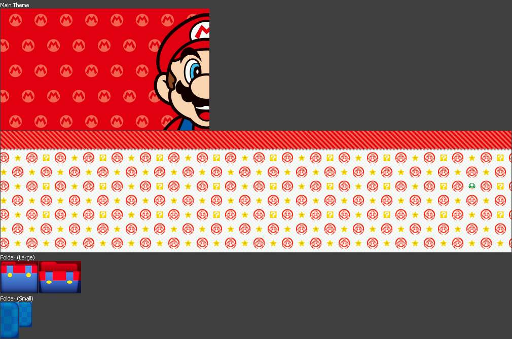 Nintendo 3DS Themes - Spotlight - Mario