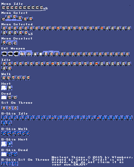 big bandit nuclear throne sprite sheet