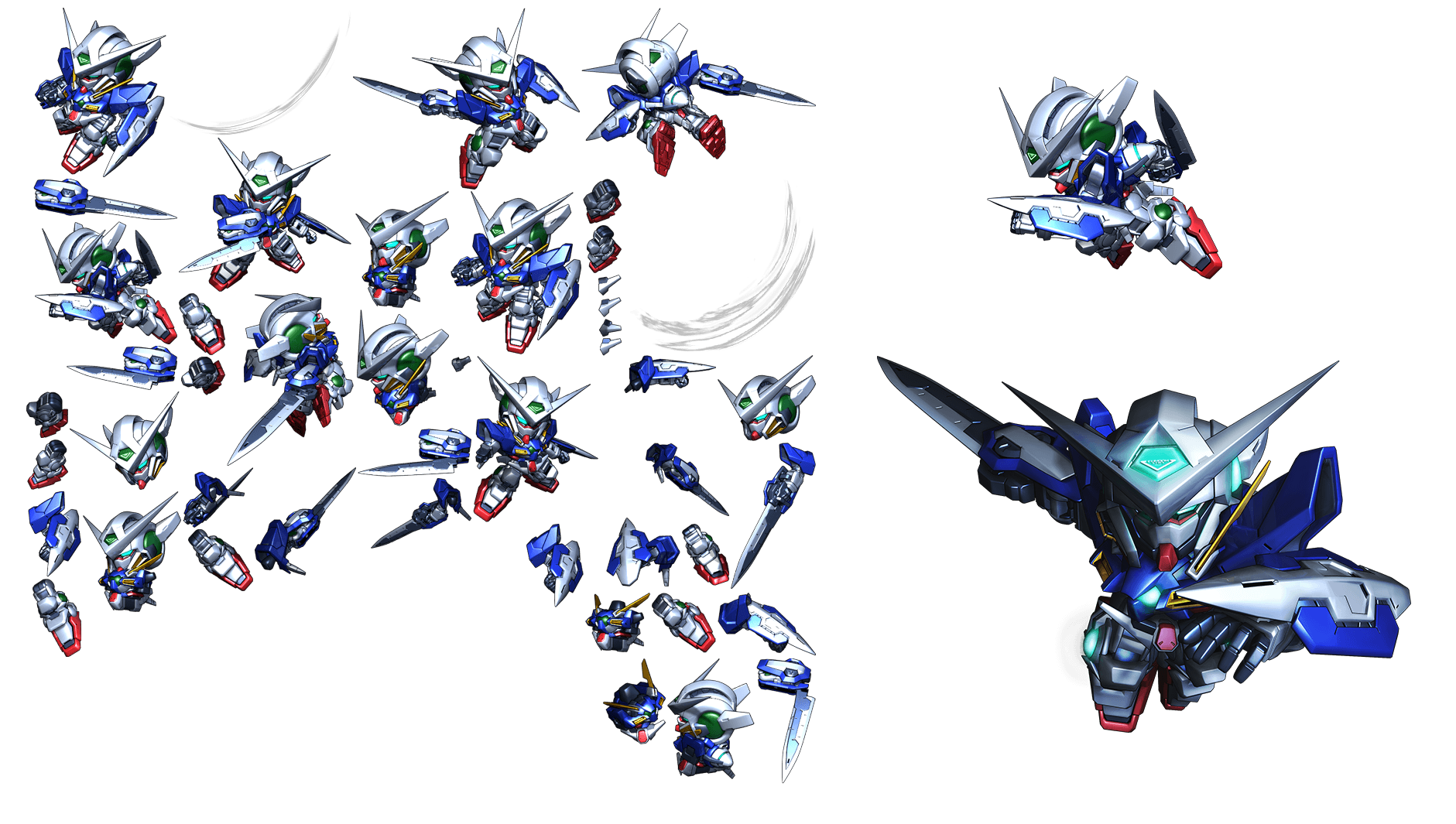 Super Gundam Royale - Gundam Exia (GN Sword)