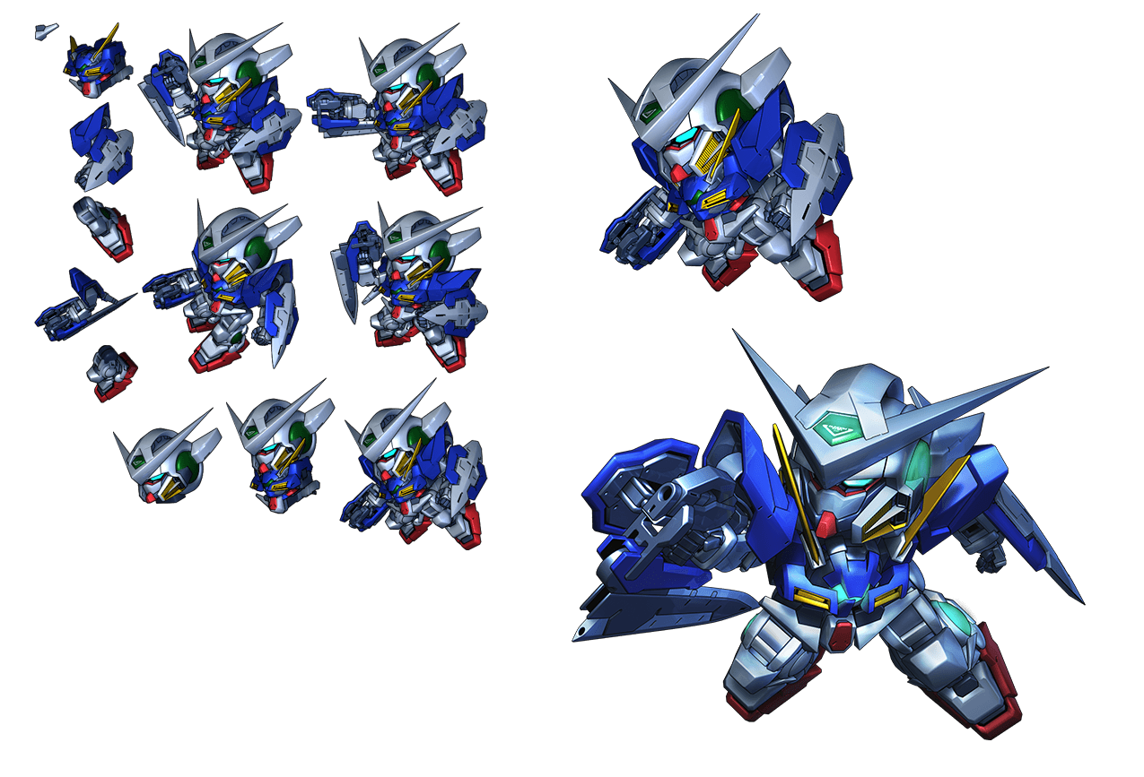 Super Gundam Royale - Gundam Exia (GN Sword Rifle Mode)