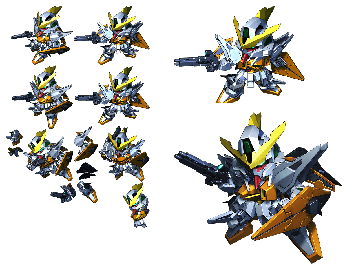 Super Gundam Royale - Gundam Kyrios (GN Beam Submachine Gun)