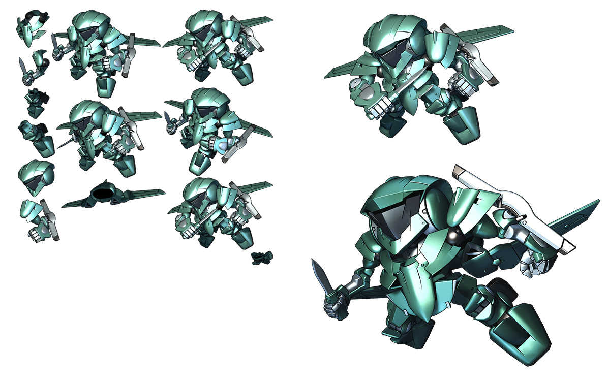 Super Gundam Royale - AEU Hellion (Sonic Blade)