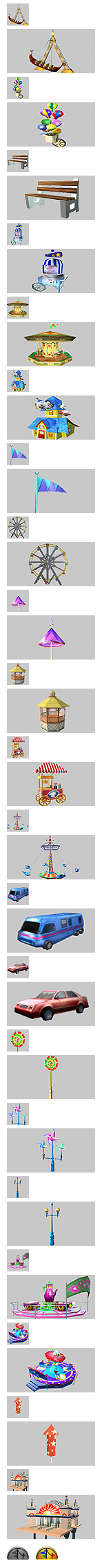 Amusement Park Icons