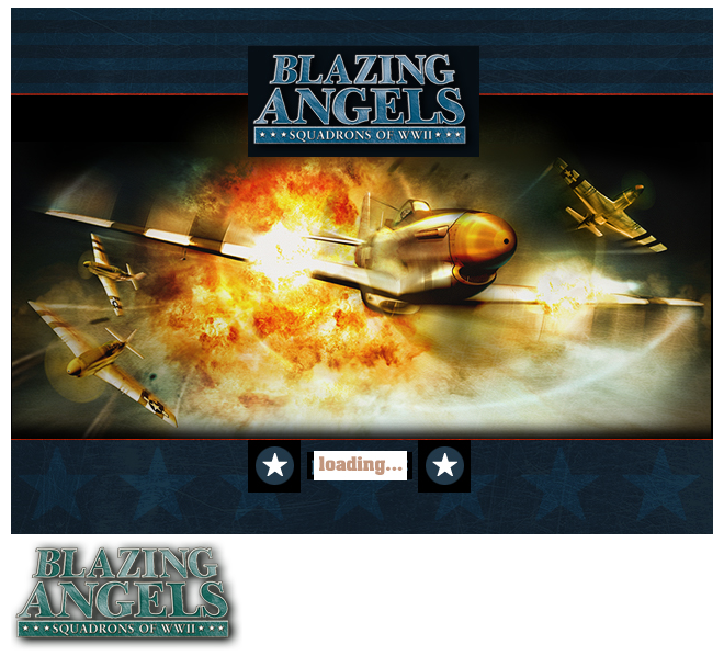Blazing Angels: Squadrons of WWII - Start Screen