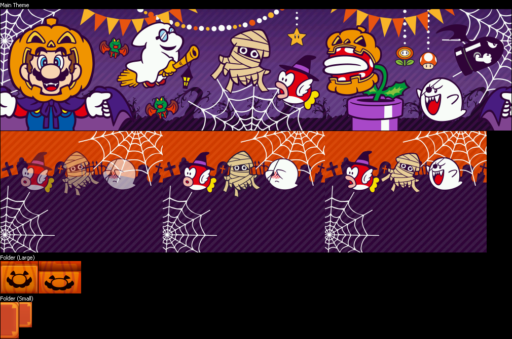 Nintendo 3DS Themes - Mario's Halloween