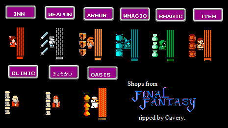 Final Fantasy - Shops