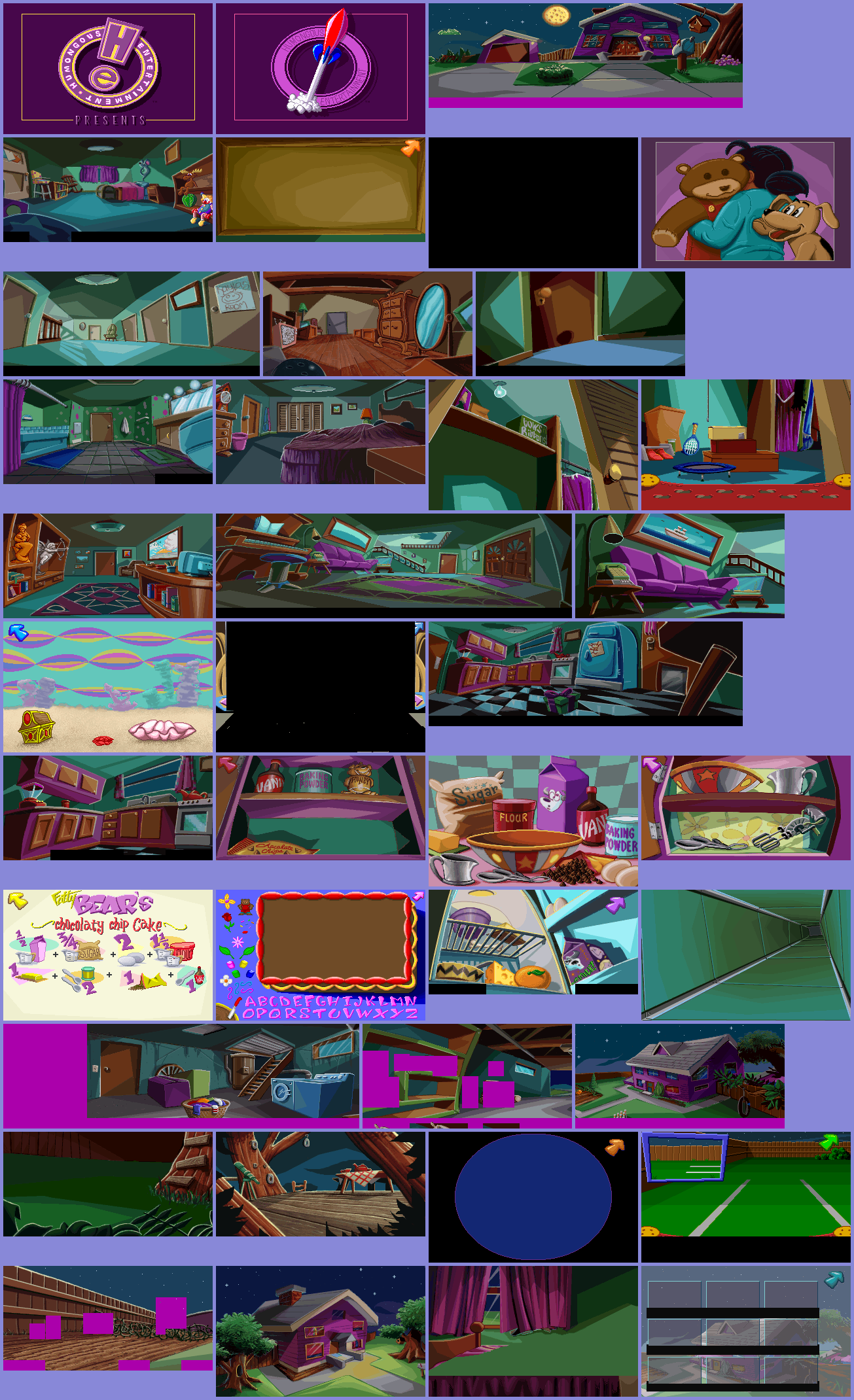 Fatty Bear's Birthday Surprise - Backgrounds