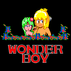 Wonder Boy - Title Screen