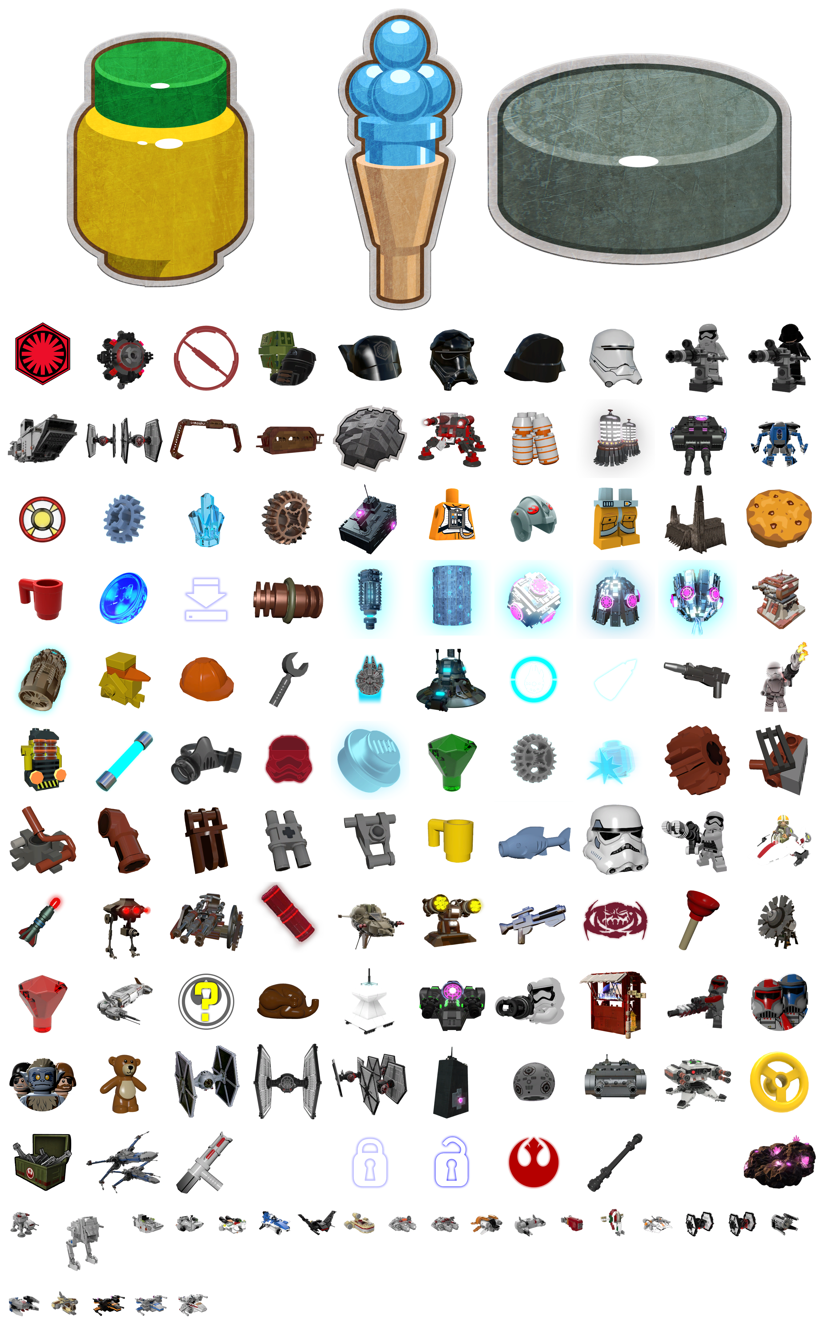 LEGO Star Wars: The Force Awakens - Items
