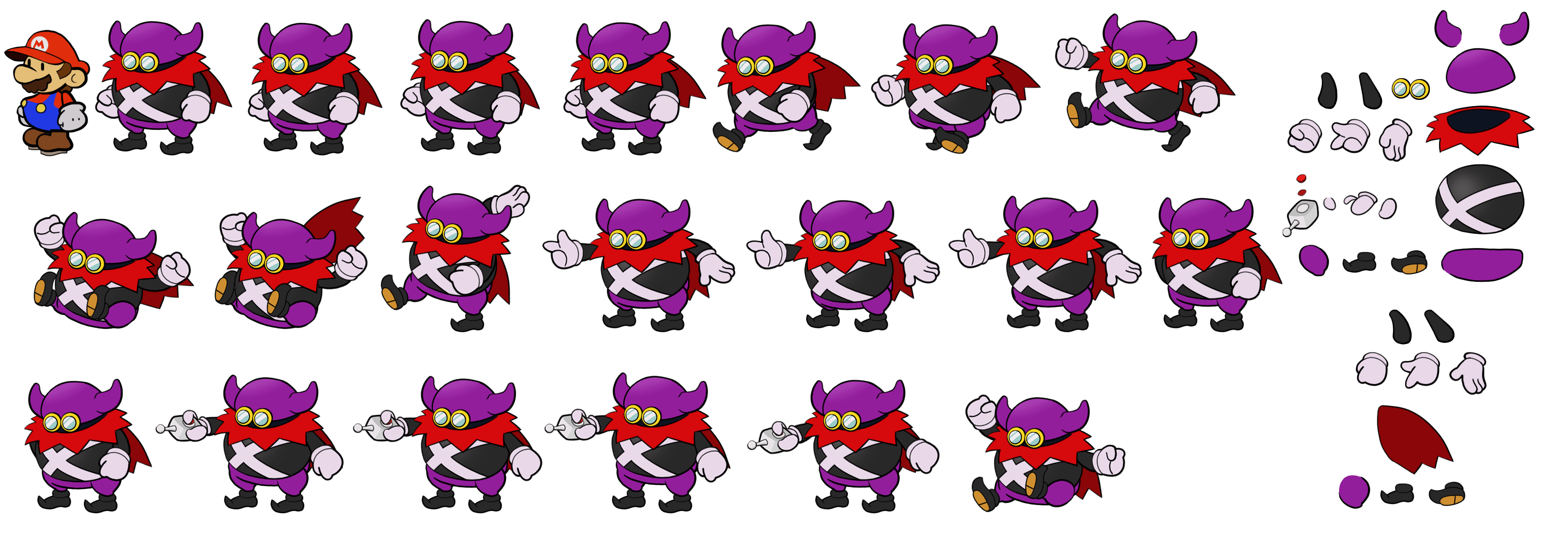 Paper Mario Customs - Lord Crump (Paper Mario-Style)