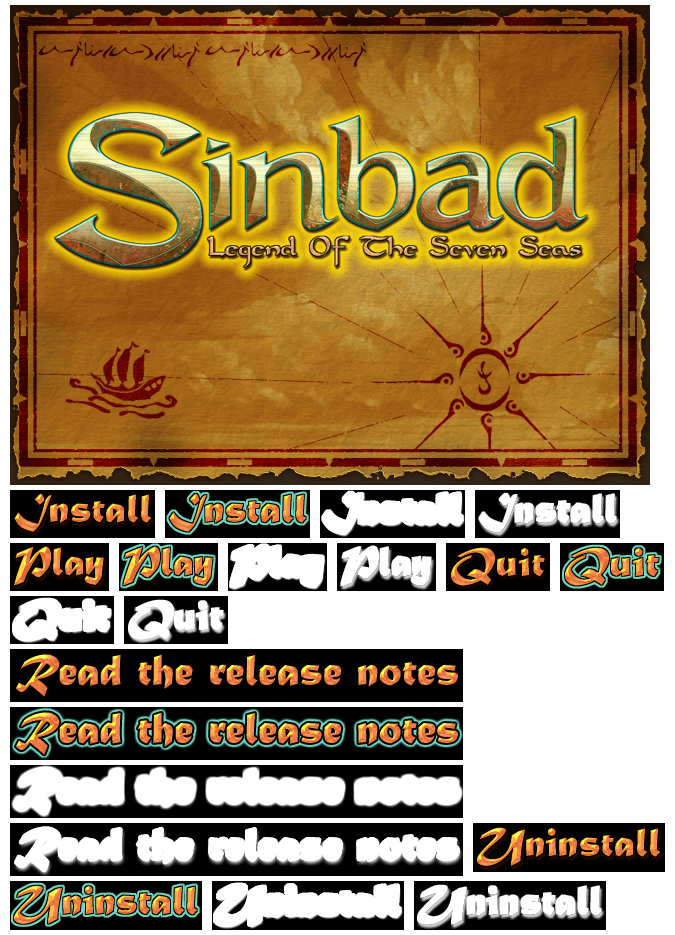 Sinbad: Legend of the Seven Seas - Setup Images