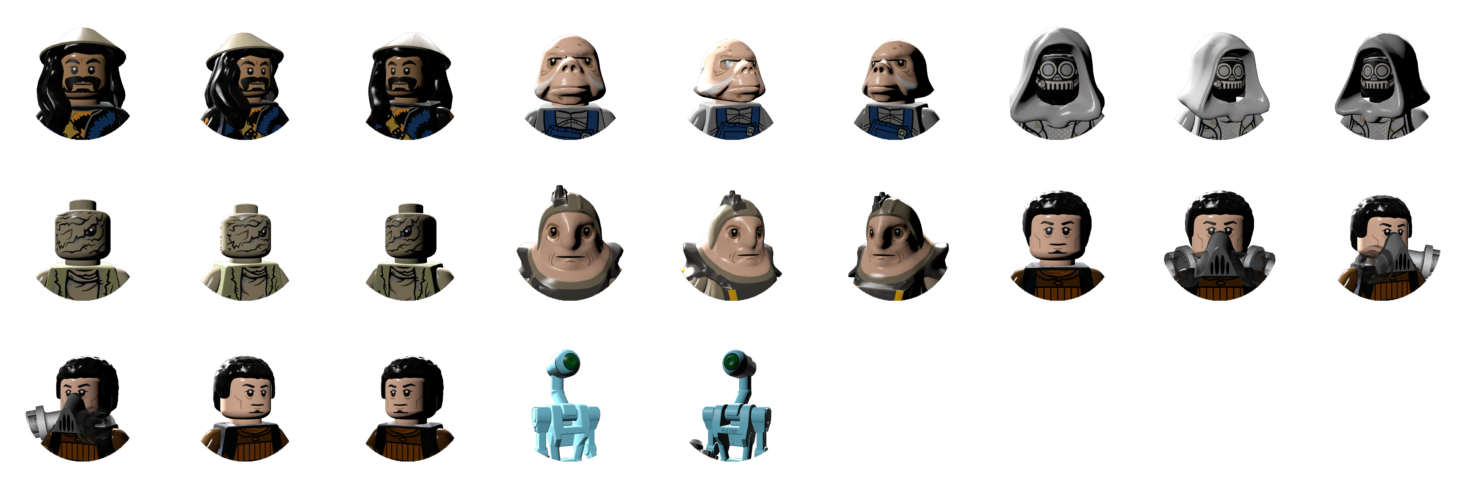 LEGO Star Wars: The Force Awakens - Character Icons (U-V)