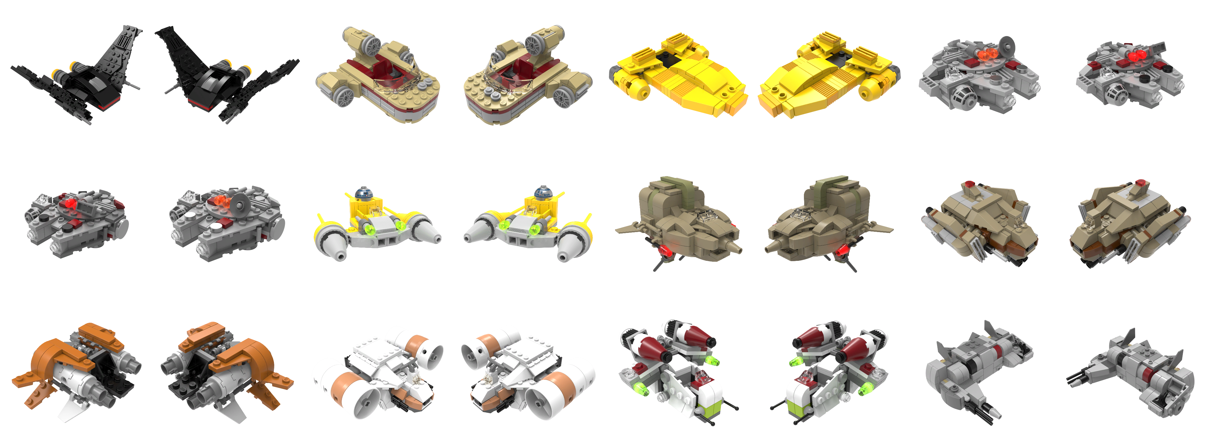 LEGO Star Wars: The Force Awakens - Vehicle Icons (Micro 2)