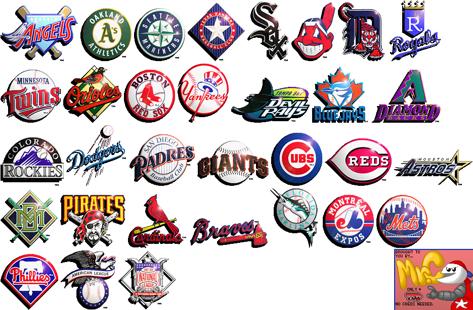 Triple Play 2000 - Team Logos