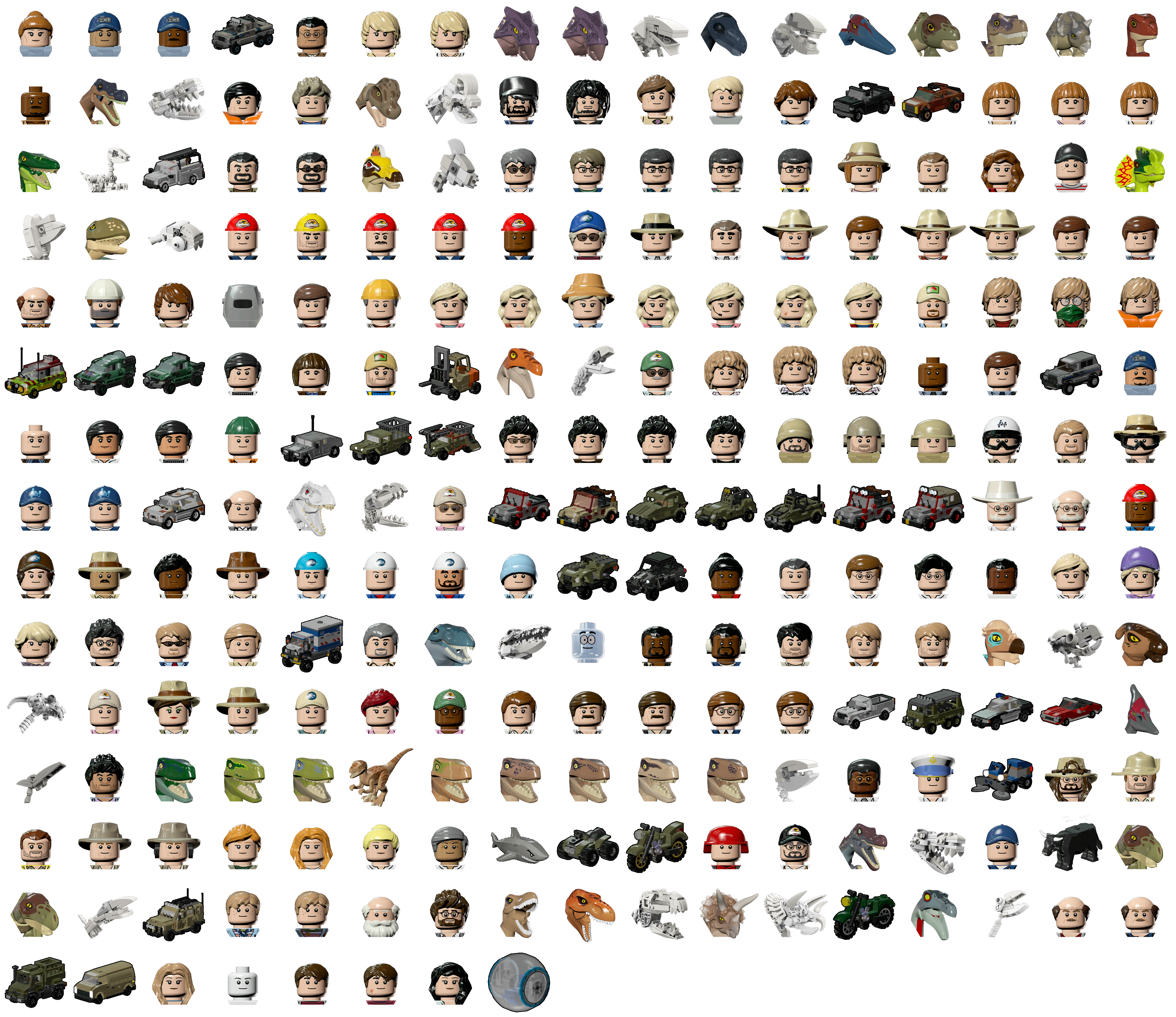 LEGO Jurassic World - Character Icons