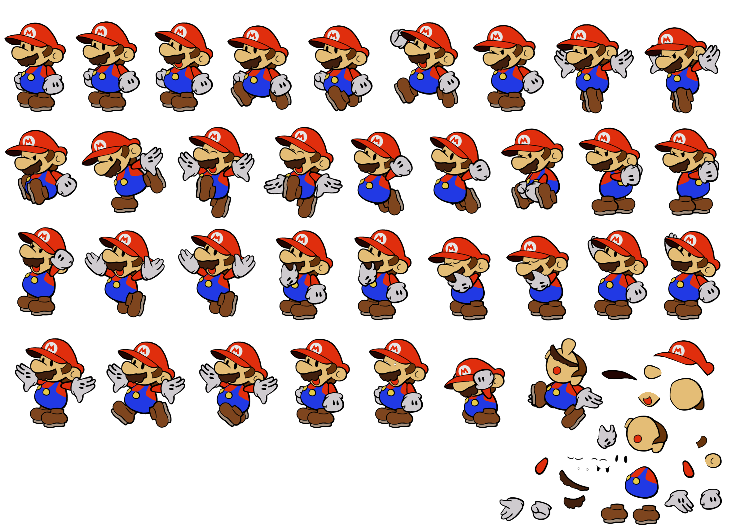 Mario (Paper Mario-Style)