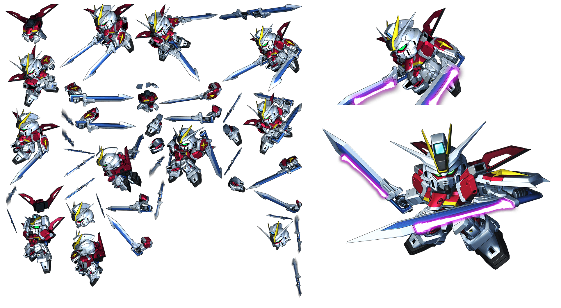 Sword Impulse Gundam (Excalibur Swords)