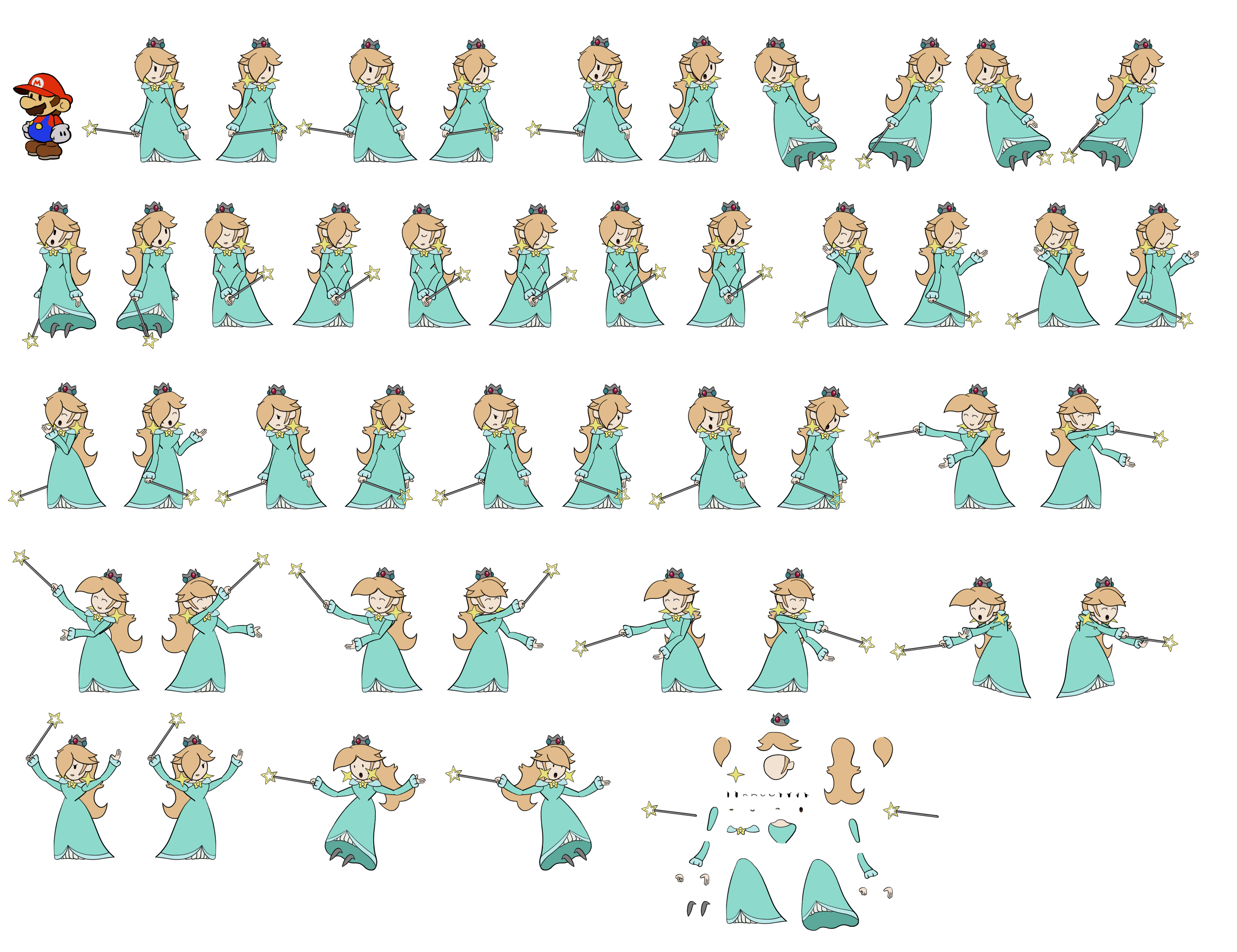 Rosalina (Paper Mario-Style)