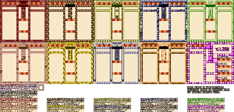 Fields & Font (Super Game Boy)