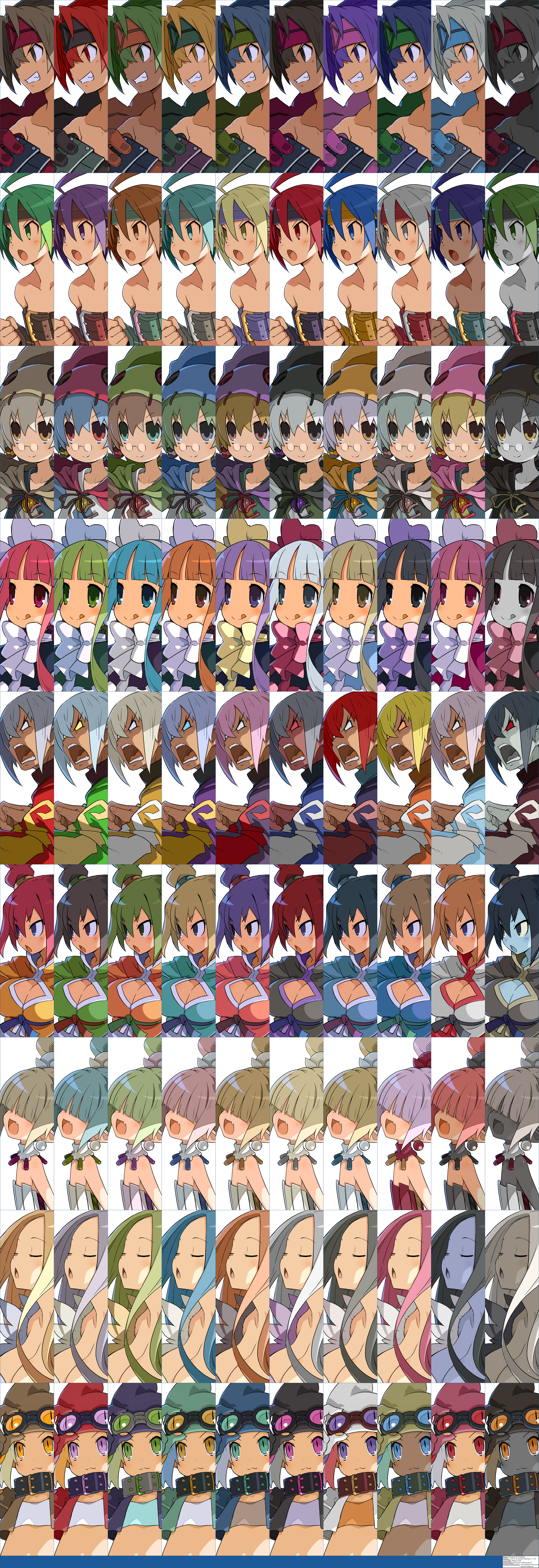 Disgaea 5 Complete - Cut-In Portraits (Humans, 1 / 3)