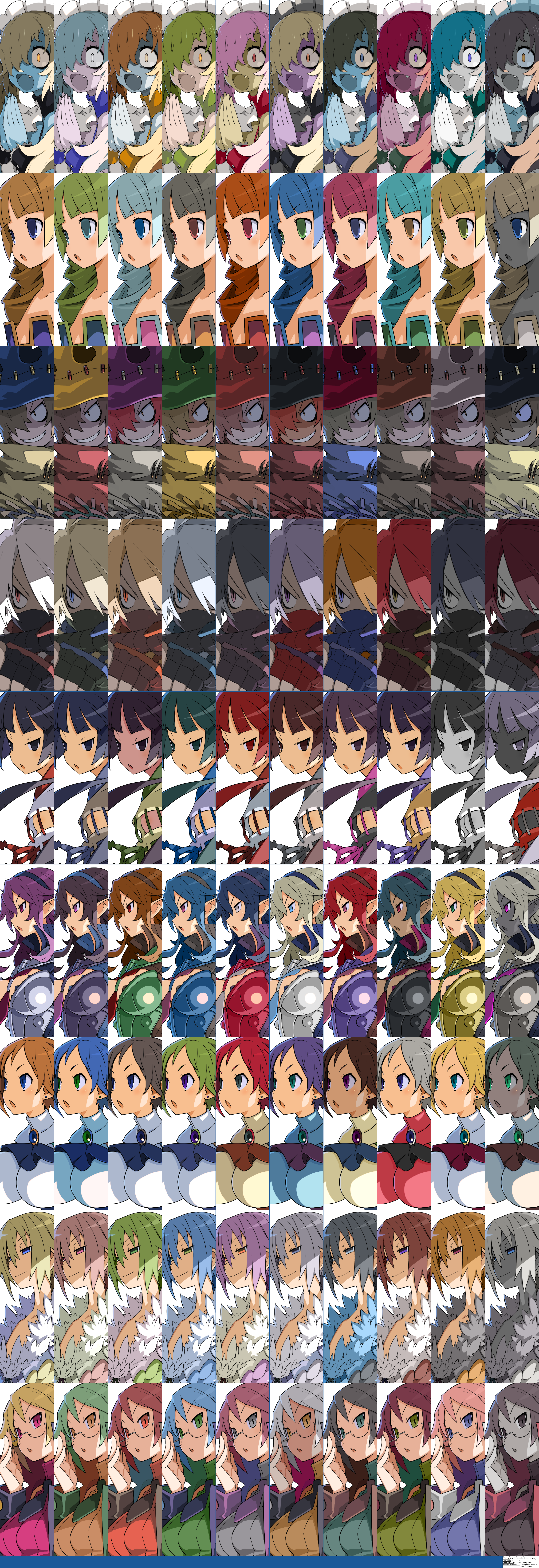 Disgaea 5 Complete - Cut-In Portraits (Humans, 2 / 3)