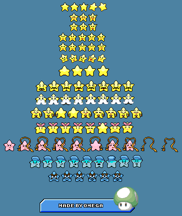 Paper Mario Customs - Star Spirits