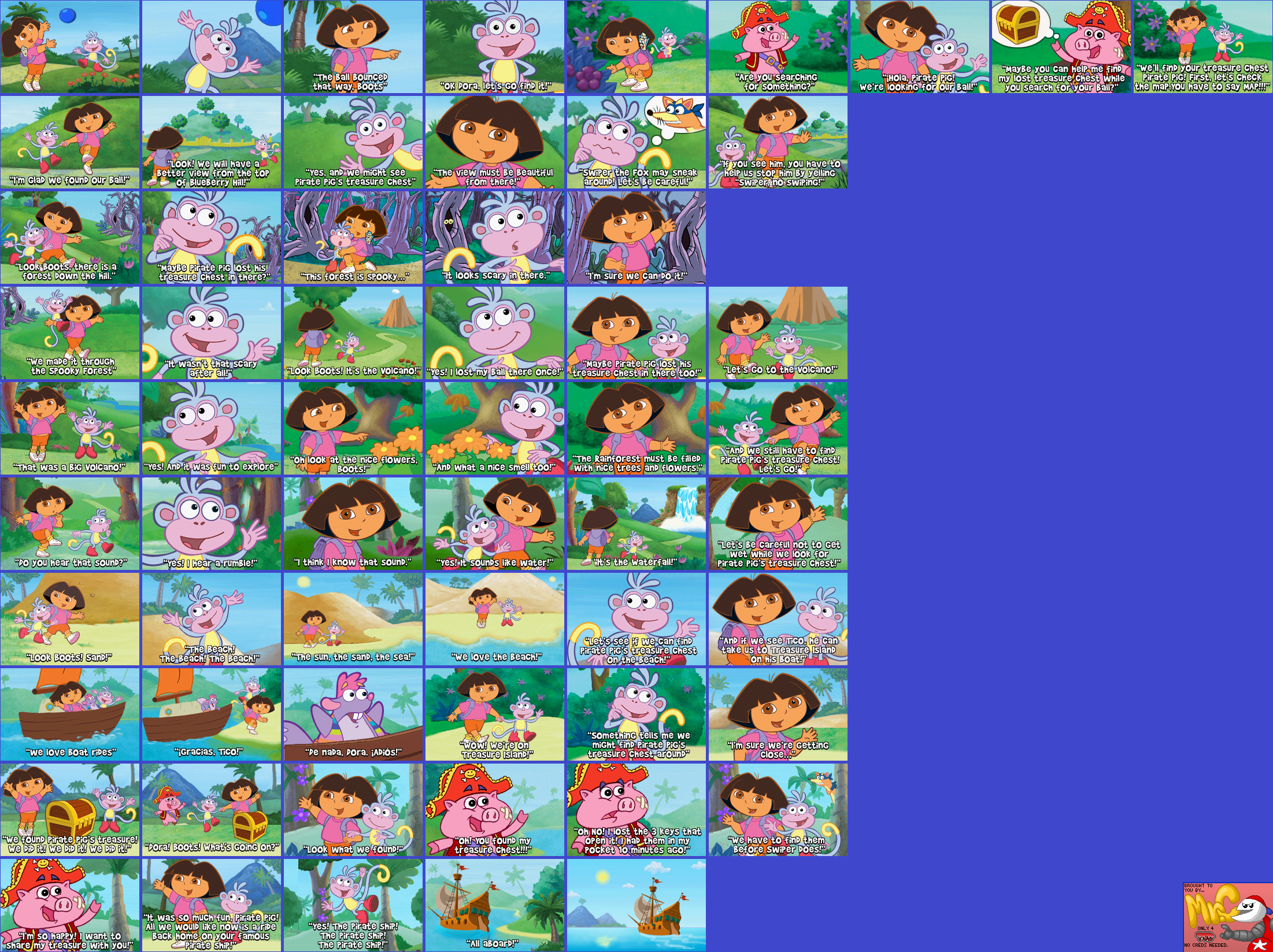 Dora the Explorer: The Search for Pirate Pig's Treasure - Cutscenes