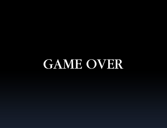RPG Maker VX - Game Over