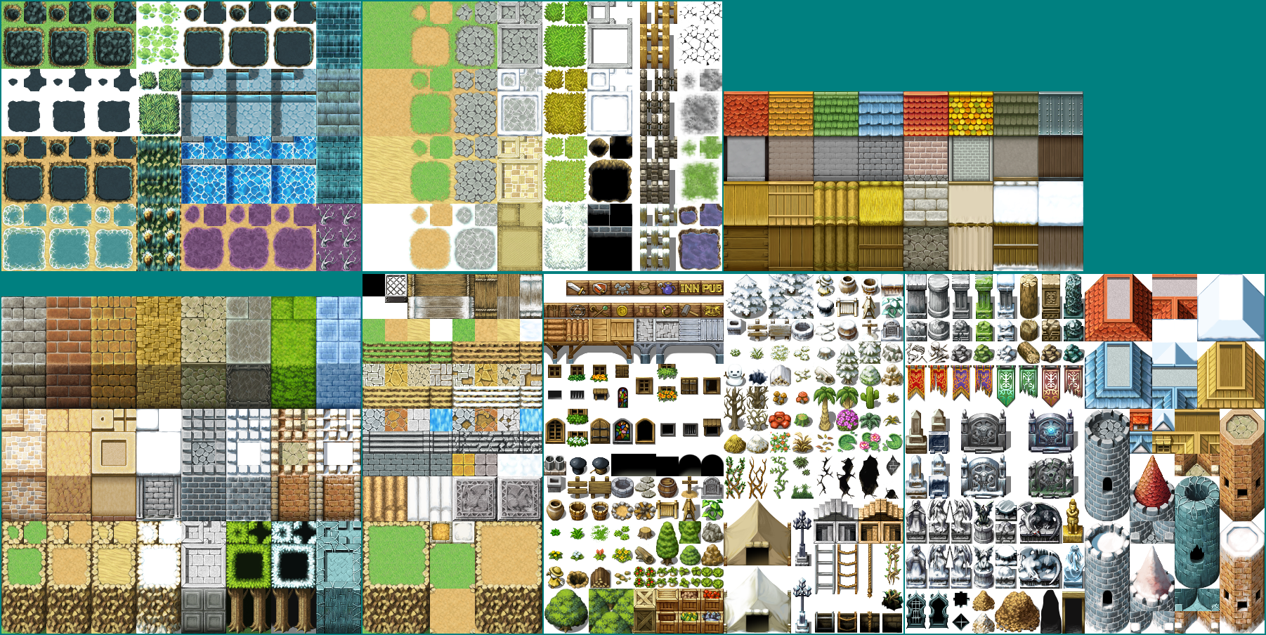 The Spriters Resource Full Sheet View Rpg Maker Vx Ace Outside