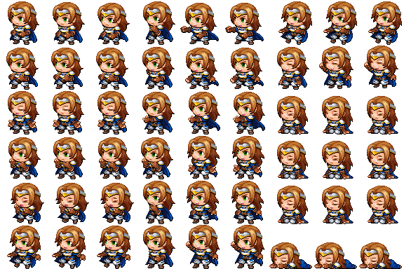 modern sprite sheet for rpg maker mv