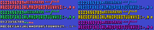 Puyo Puyo Box (JPN) - Font