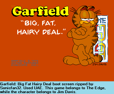 Garfield: Big Fat Hairy Deal - Boot Image