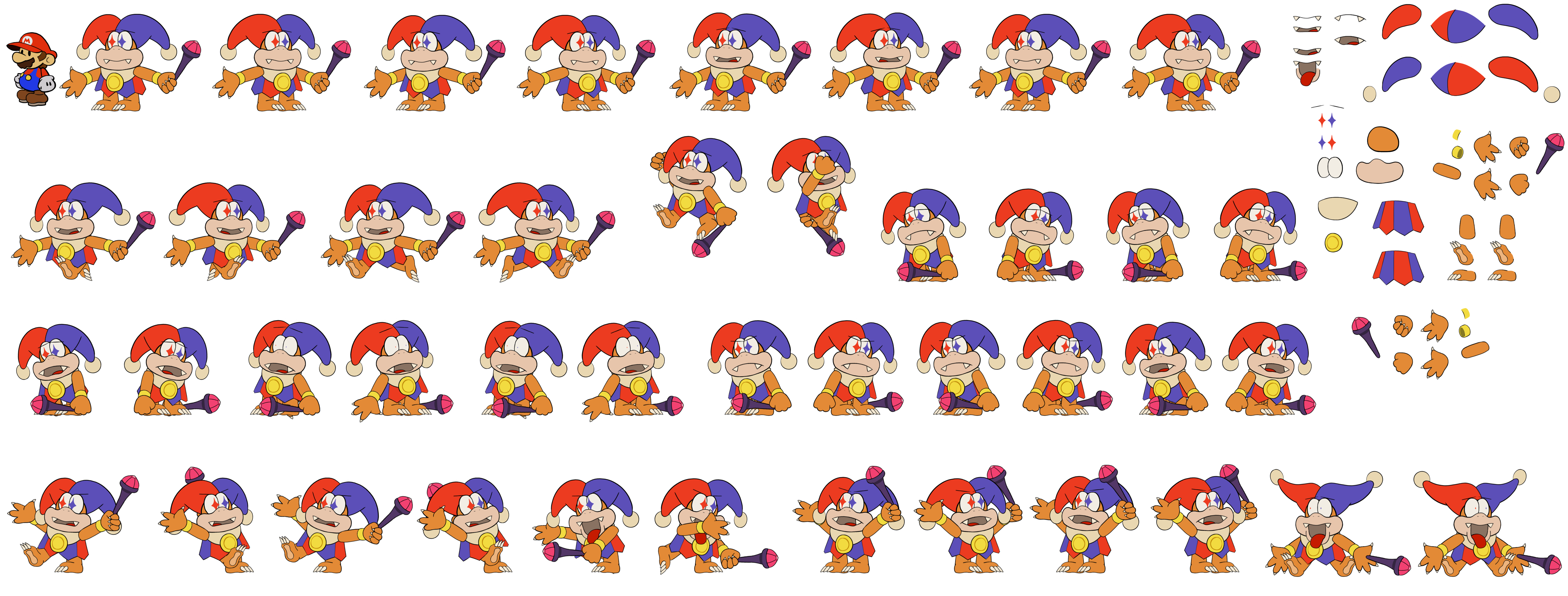Mario Customs - Motley Bossblob (Paper Mario-Style)