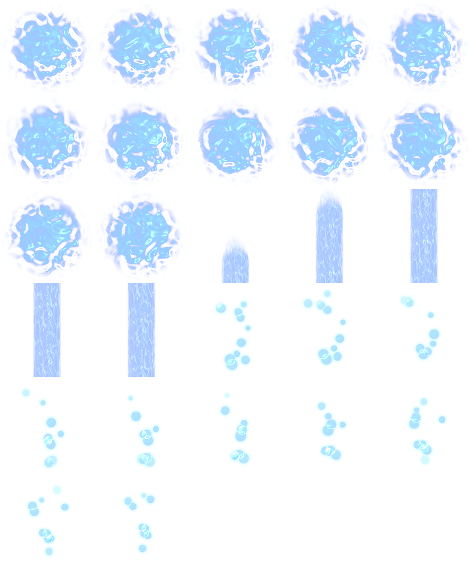 Sprite sheet water splash png - tubeinriko