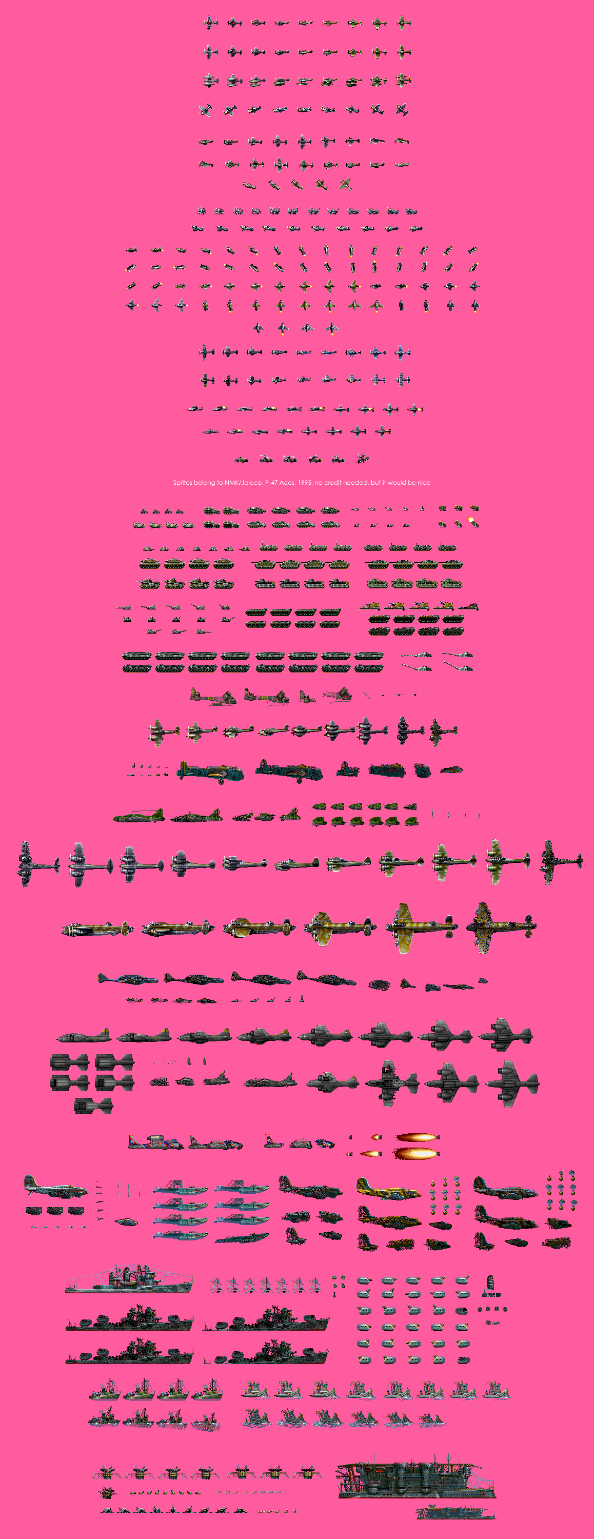 P-47 Aces - Enemies