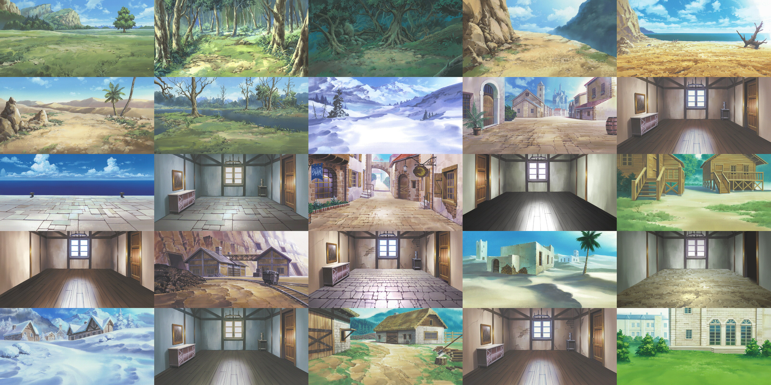 RPG Maker XP - Battle Backgrounds (1/2)