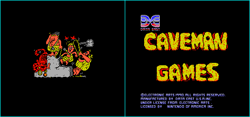 Caveman Games - Splash Screens & Title