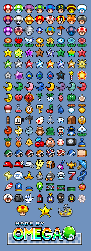 Mario Customs - Power-Ups & Items