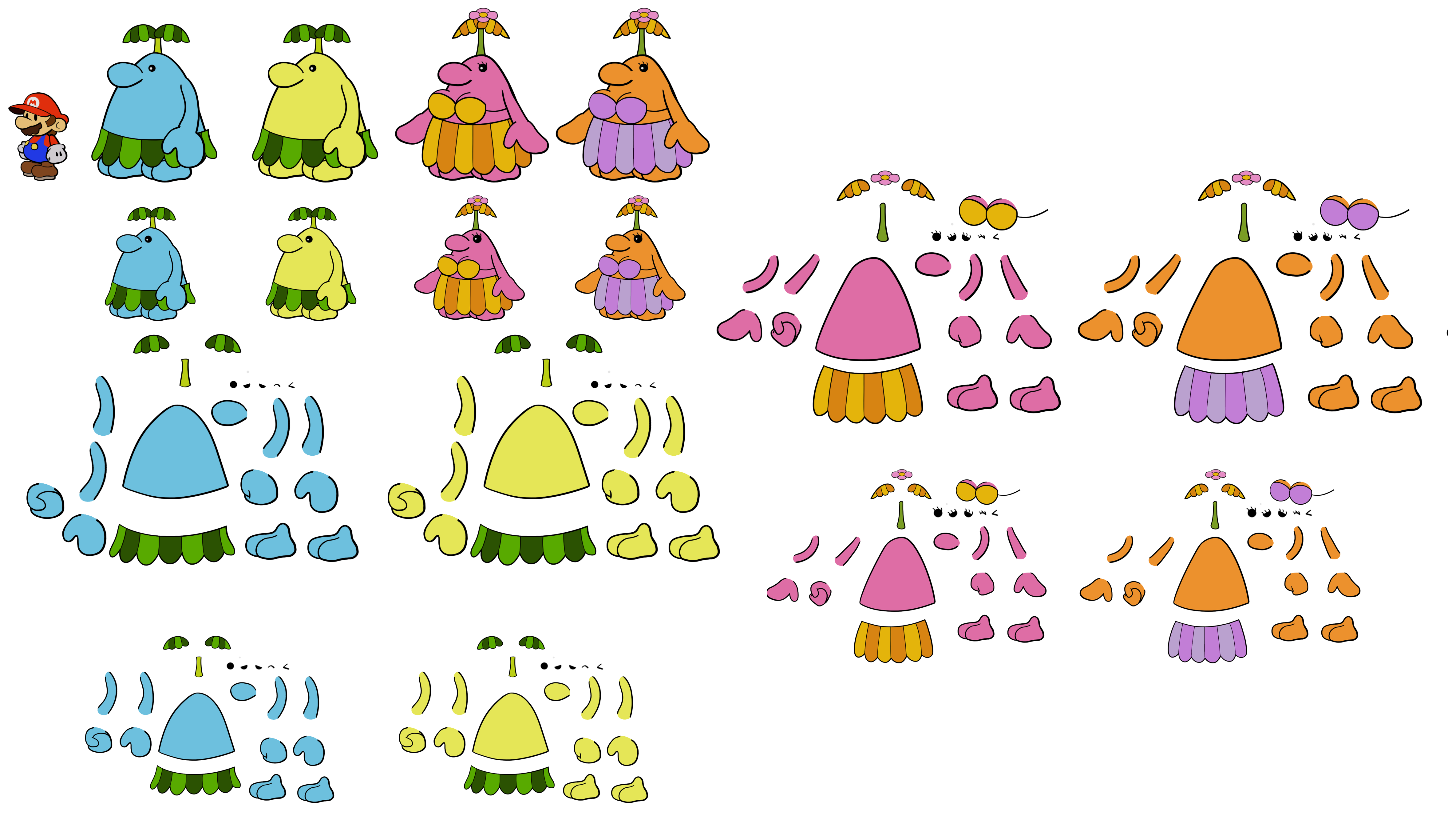 Piantas (Paper Mario-Style)