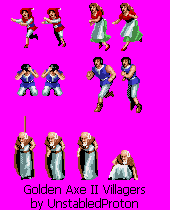 Golden Axe II - Friendly Villagers