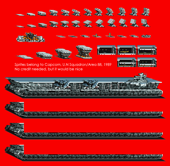 U.N Squadron / Area 88 - Aircraft Ground Carrier