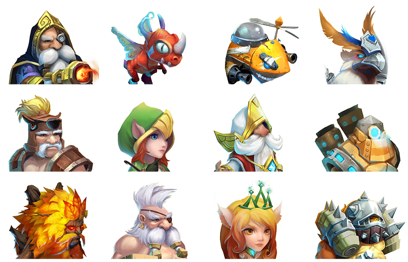 Castle Clash - Troop Avatars