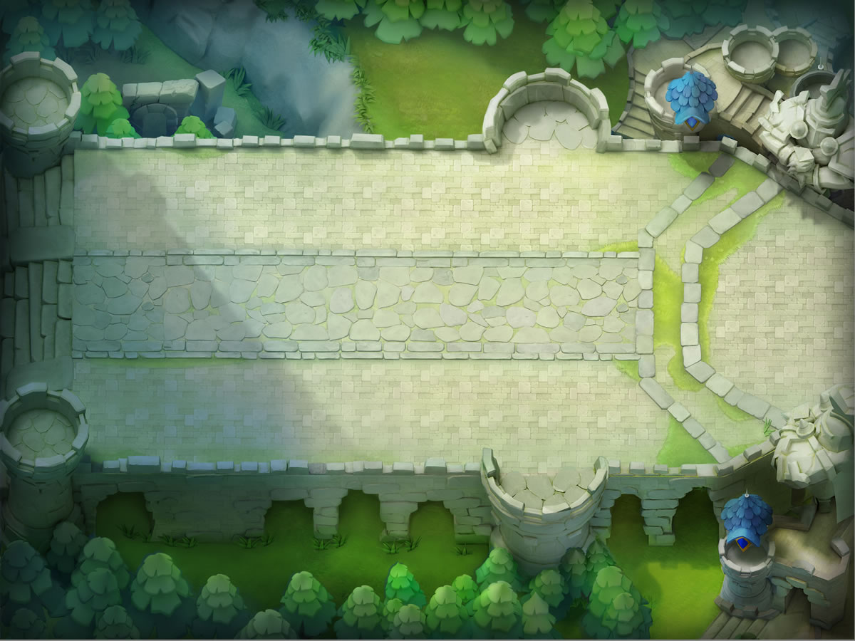 Castle Clash - Fortress Feud Map